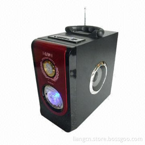 New product on market remote control wooden speakers, portable